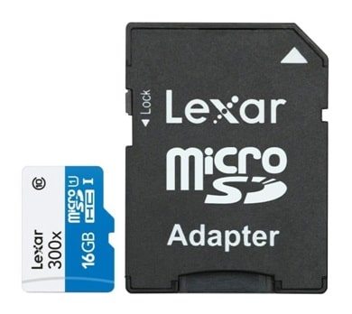 Cadeau CE - Carte micro SD Lexar 16 Go pas cher
