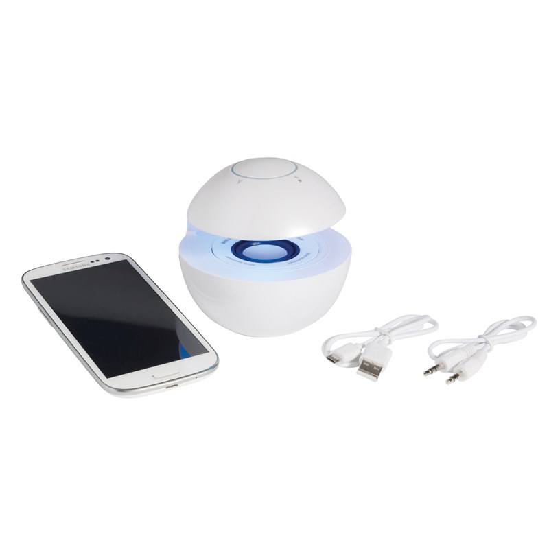 Enceinte Bluetooth 3W design Blanc - Cadeaux CE & Entreprises
