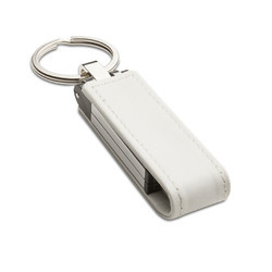 Porte-clés en cuir avec clé USB 64 GB