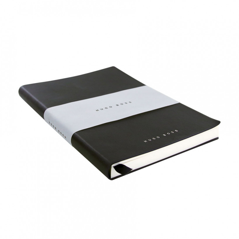 Carnet de notes A6 Elegance grey lined - Boss - Ocarat