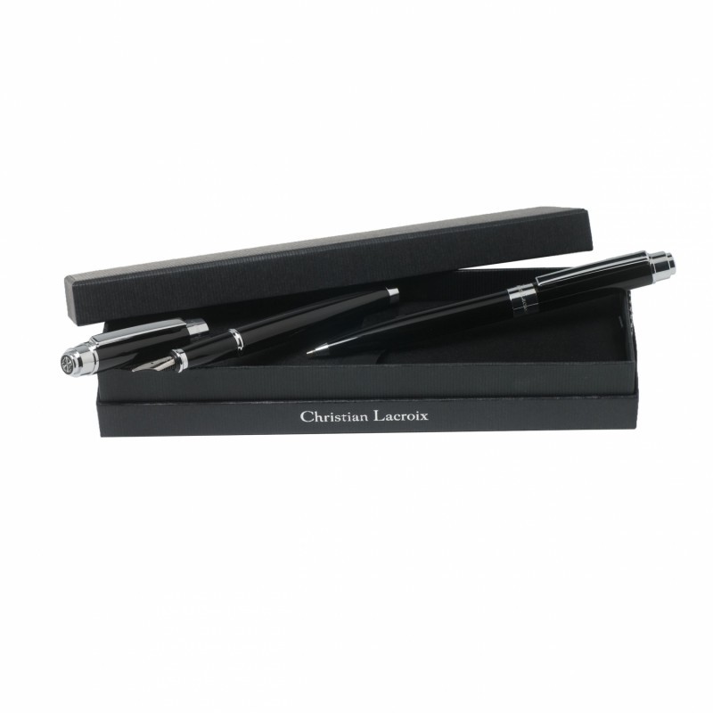 Business gifts Christian Lacroix set fountain pen and luxury biros