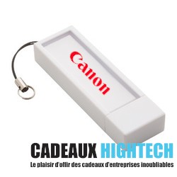 Clé USB publicitaire Joe 1 GO blanc - Cadeaux Et Hightech